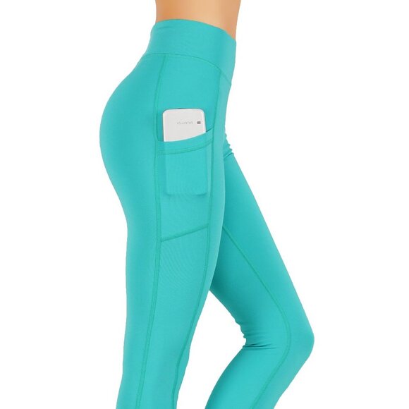 Yoga full length leggings with pockets and mesh - Picture 1 of 5